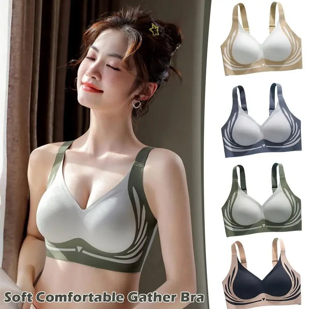 Super Gather Wireless Push-Up Bra